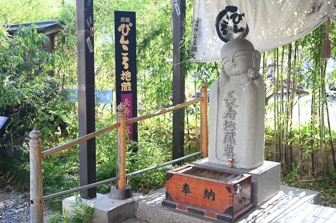 健康に長生きし（ぴんぴん）、楽に大往生（コロリ）を願って建立された「ぴんころ地蔵」がある長野県佐久市