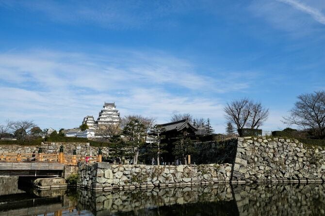 桜門橋、姫路城