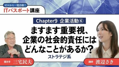 【Chapter9】企業活動6ますます重要視、企業の社会的責任にはどんなことがあるか？