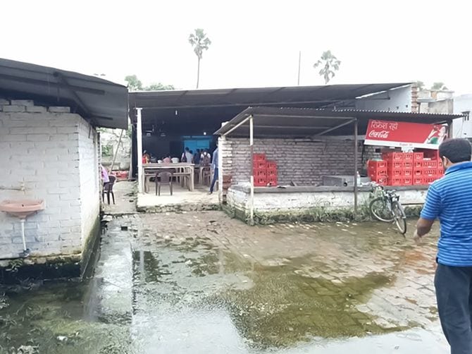 Super 30の教室。そのほとんどはクマールさんが手作りで建てた