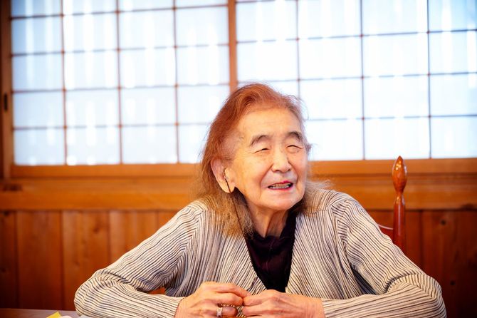 「今が一番幸せ」と話す繁子さん