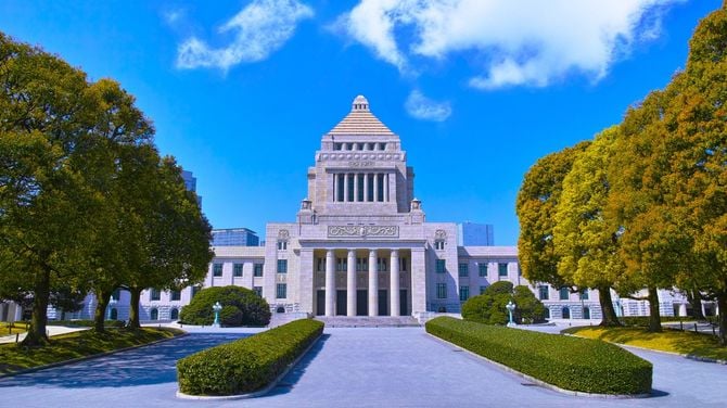 国会議事堂正面からの風景
