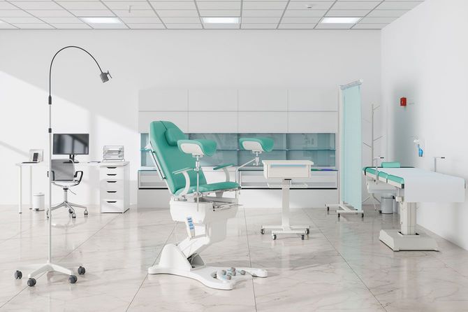 婦人科の診察室