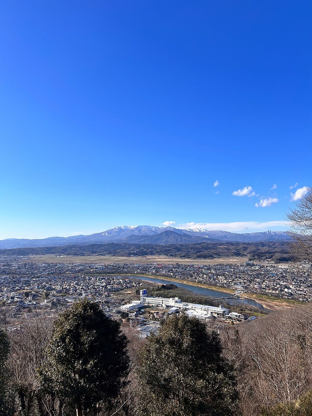 『樅ノ木は残った』の舞台、船岡城址公園からの景色