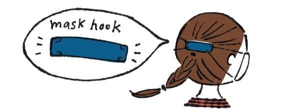 その3：マスクのサイズを合わせるアイテムを活用する