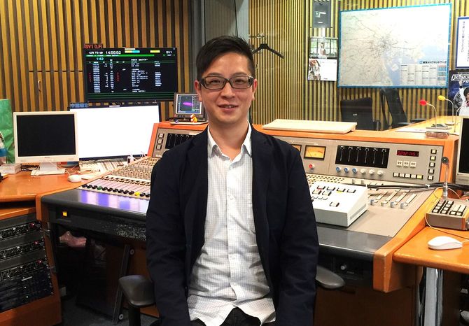 冨山雄一さん。担当する「オールナイトニッポン」は1967年10月から続く生放送の長寿番組