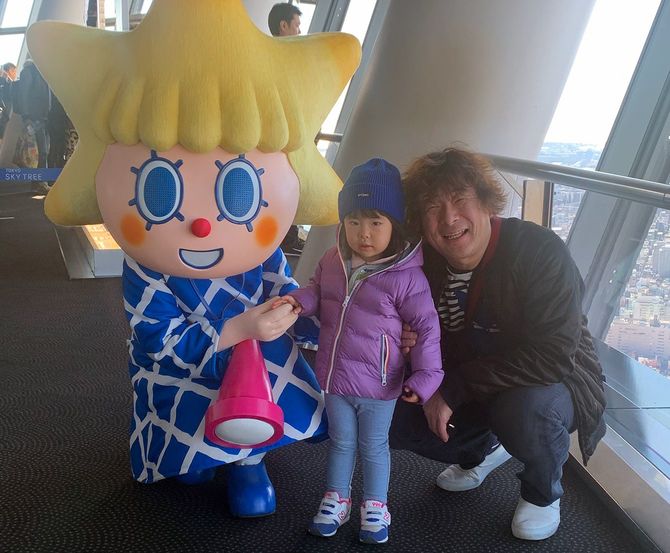 愛娘と東京スカイツリーにて
