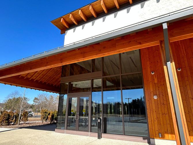 2023年4月、アメリカ・ニューヨーク州に完成した酒蔵（写真は2月時点）