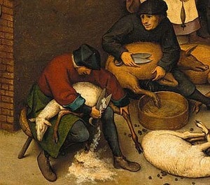 ピーテル・ブリューゲルの「ネーデルラントの諺」より