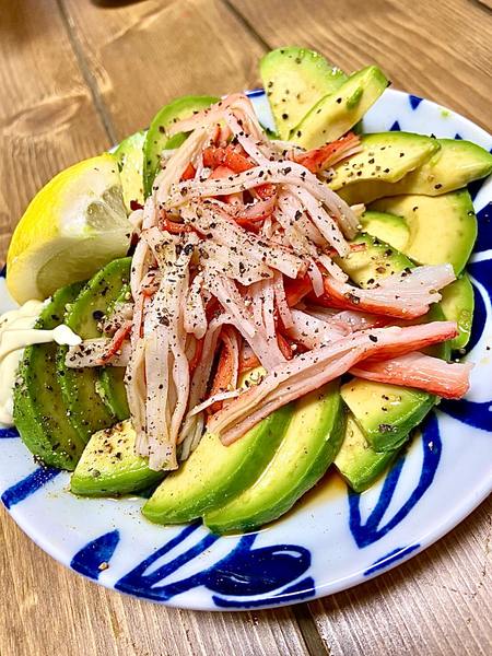 ふみくんの作ったサラダ