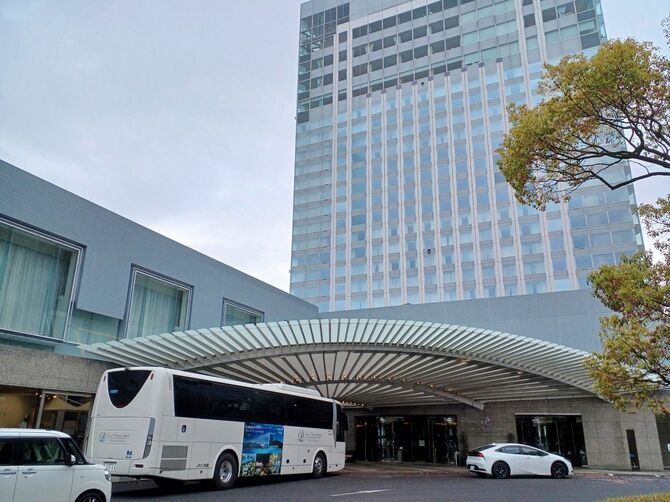 G7サミットのメイン会場となるグランドプリンスホテル広島