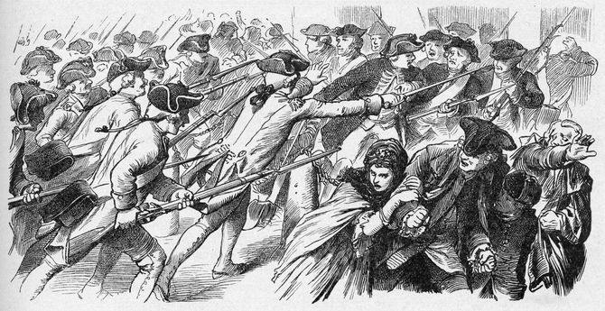 19世紀に描かれた、突撃する兵士たち