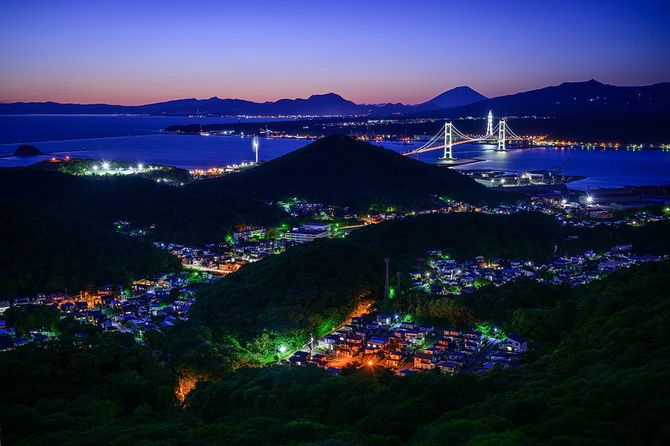 2025佳作「黄昏に染まる室蘭」深作典孝さん