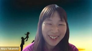 オンラインでインタビューに答える高本さん