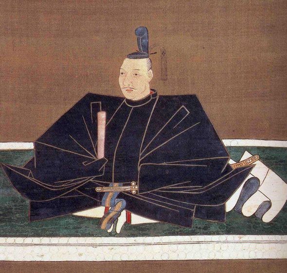 織田信長像（神戸市立博物館蔵）部分