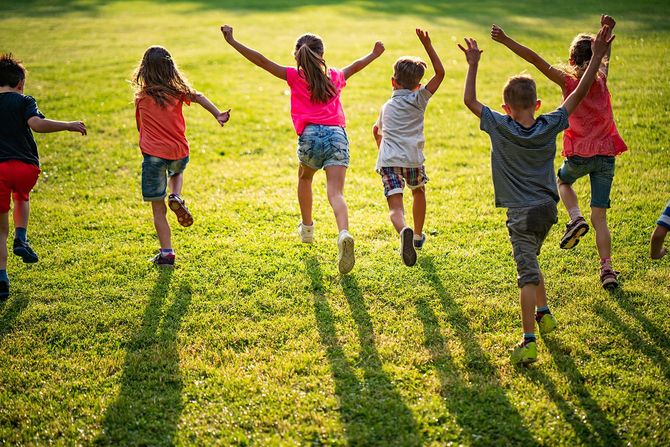 子供たちのグループ