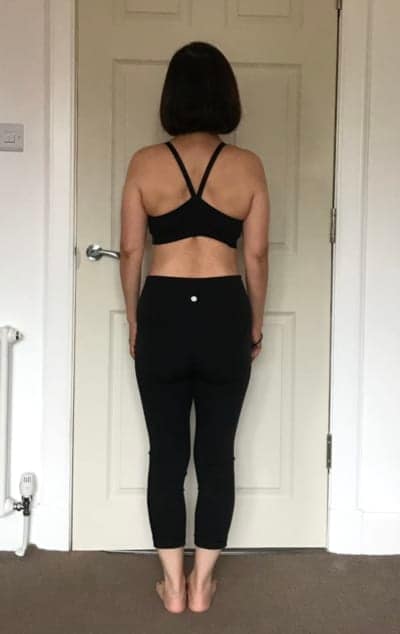 背中や腰まわりなど、余分な贅肉が落ちて後ろ姿も変化