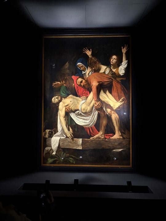 カラヴァッジョの「キリストの埋葬」