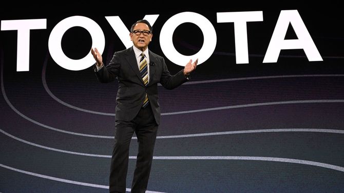 トヨタ自動車株式会社CEOの豊田章男氏が、ラスベガスで行われたCES2020において、将来的には175エーカーとなる「都市」開発のプランを明らかにした（2020年1月6日）