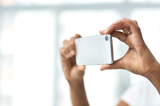 スマートフォンで撮影