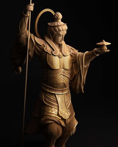 令和5年作の毘沙門天