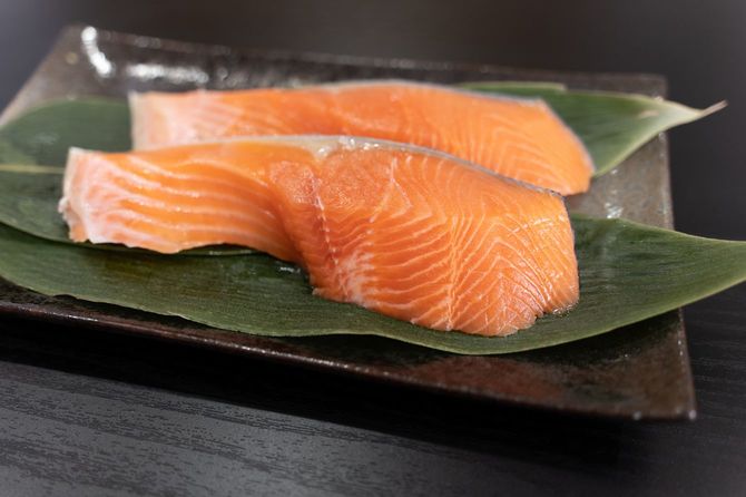 北海道産秋鮭の切り身