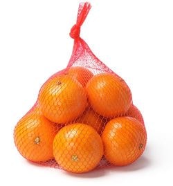 袋に入ってるミカン