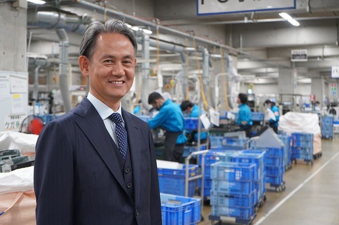 作業場での黒田さん