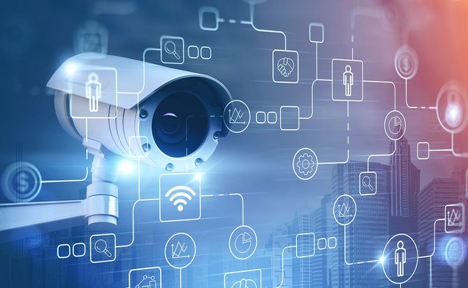 監視ストリートカメラ