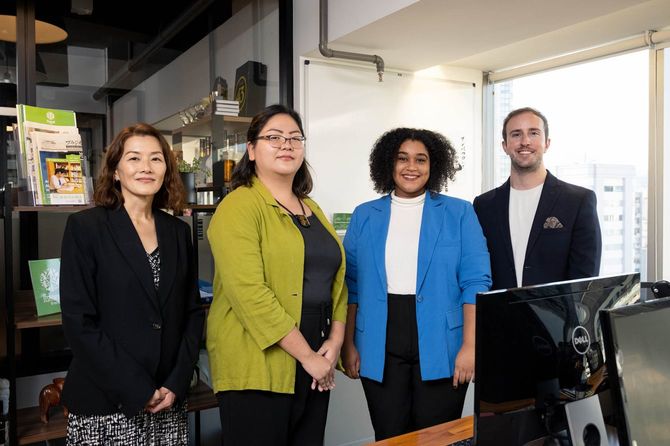 あしながブラジルのスタッフたち