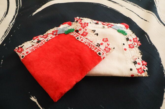 日本を象徴するモチーフがたっぷりあしらわれている