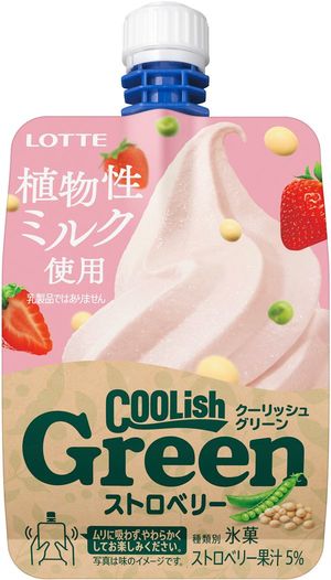「クーリッシュGreen ストロベリー」（画像＝ロッテプレスリリースより）