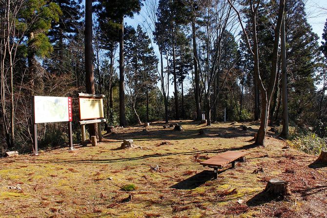 場内最高所の本丸