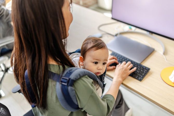 子育てと事務作業の両立