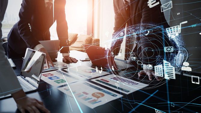 ビジネスの会議