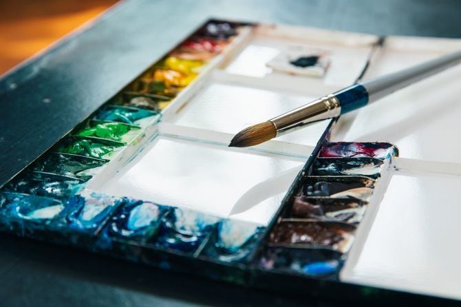 柴崎さんのパレット