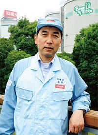 <strong>キリンビール横浜工場長●石井康之</strong><br>1980年キリンビール入社。20年にわたり工場と本社生産管理部門にてビールづくりに打ち込む。経営企画部、キリンヨーロッパ社長を経て現職。