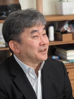 『ロッキード』を出した小説家の真山仁さん(撮影=プレジデントオンライン編集部)