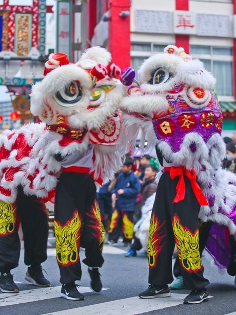 横浜中華街の旧正月