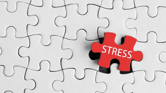 「ストレス」という言葉のパズルピース