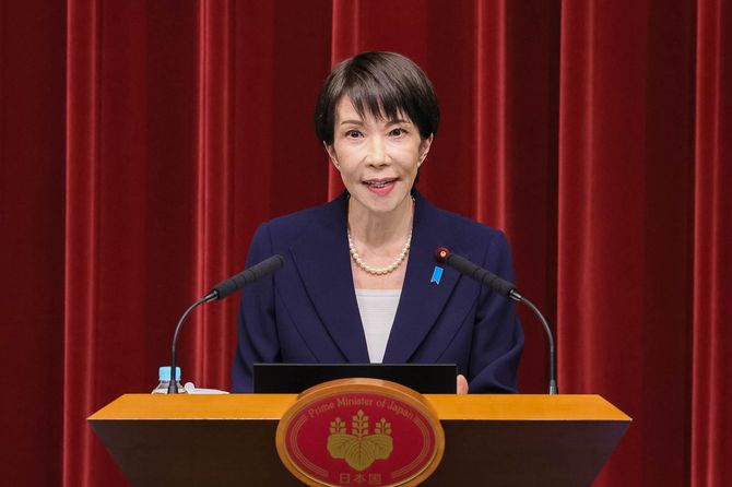 令和8年1月19日、高市総理は総理大臣官邸で衆議院解散に関する記者会見を開いた