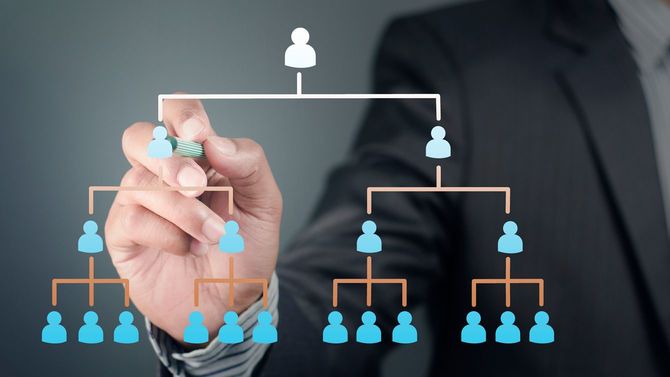 クリアボードに人事のアイデアを書き出し