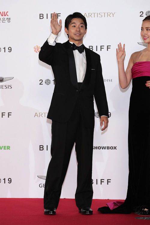 2019年10月3日、韓国・釜山で開催された第24回釜山国際映画祭のオープニングセレモニーに出席した仲野太賀