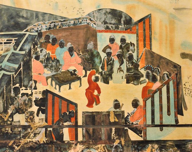 中国の洞窟壁画