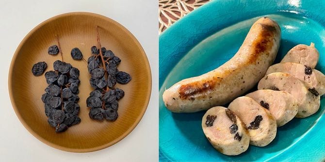 勝沼ぶどうと平飼い鶏のソーセージ