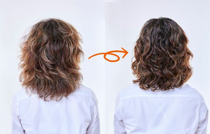 くせ毛アドバイザーのYukariさんも、起床時の髪はボサボサ。短時間で整えるメソッドがあるという。