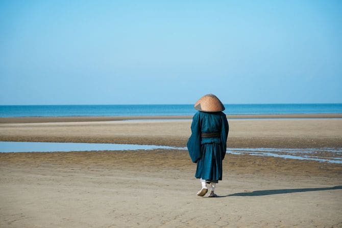 香川県三豊市で撮影された禅僧