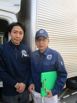 あんしんネットの石見良教さんと玉城力さん