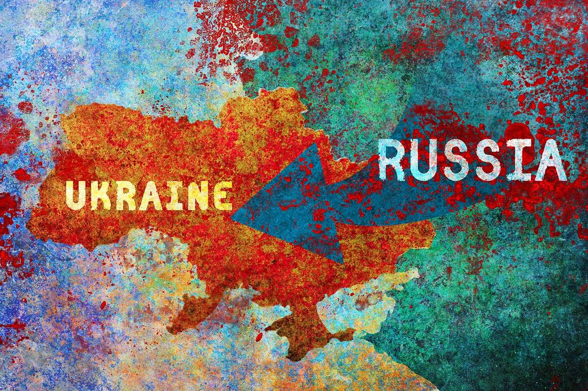 地図で表したロシアのウクライナへの軍事侵攻