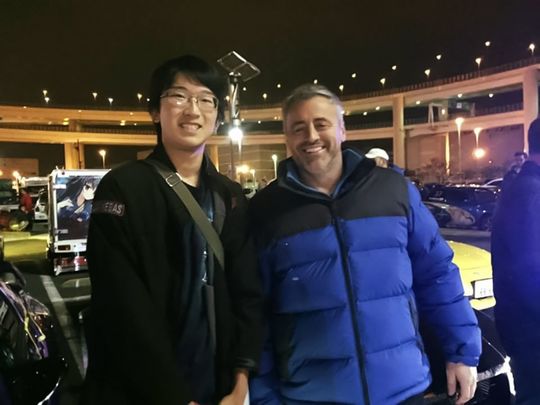 2017年11月、英国BBCの有名番組「トップギア」の司会者マット・ルブランと撮影